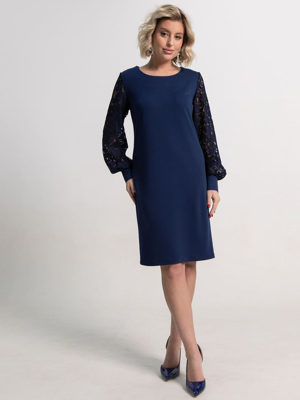 Платье Шарли (темно-синее) П15251-18М - Lt collection фото 8