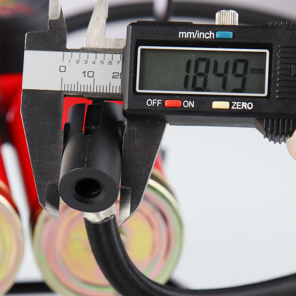 Насос ножной с манометром COMIRON FUJIN 2, стальной корпус, два поршня 55*110мм., вес 1,2 кг. /уп 10/ - Галеонтрейд фото 15