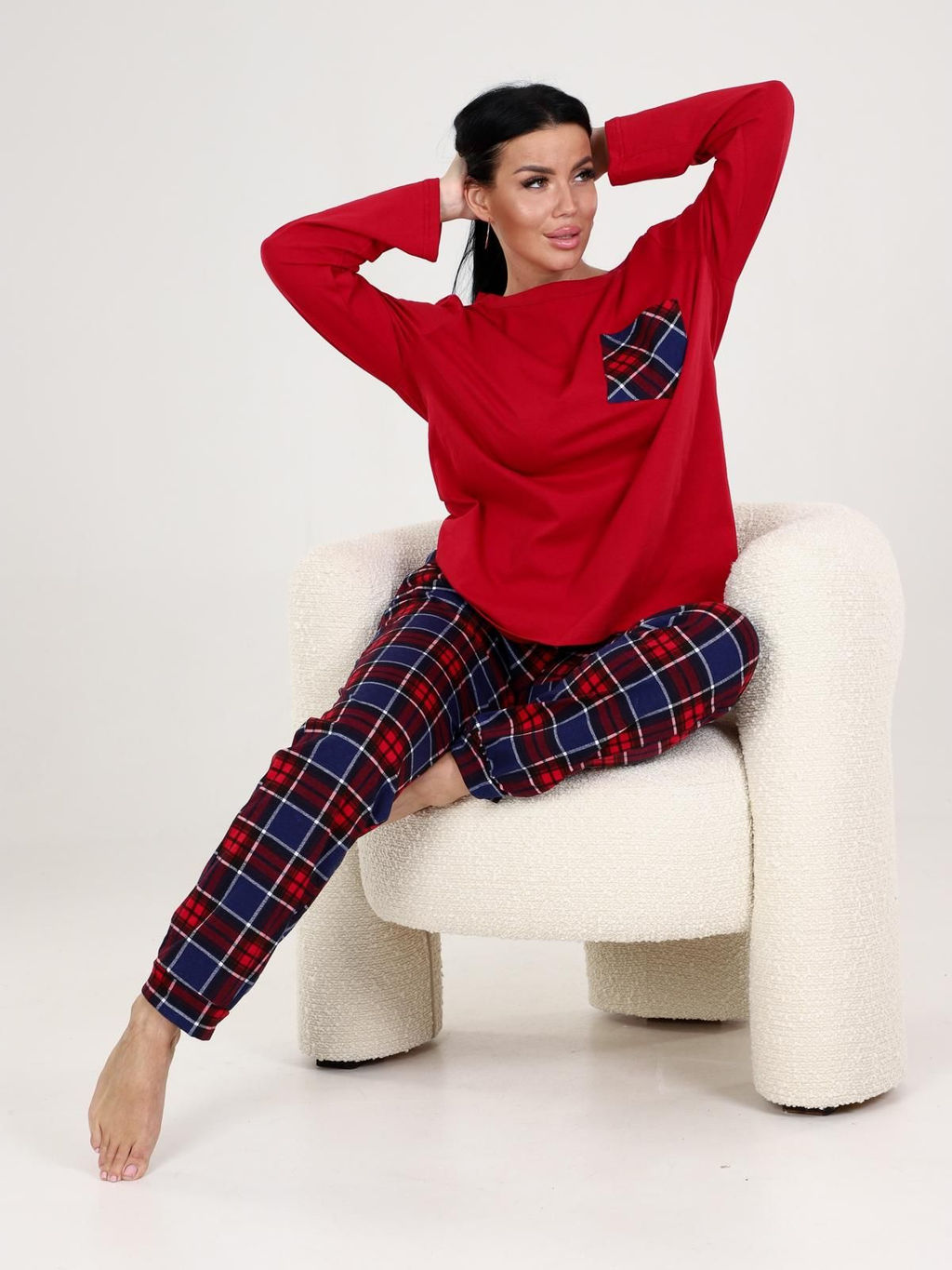 IV-CAPRIZ Нежка - пижама бордовый