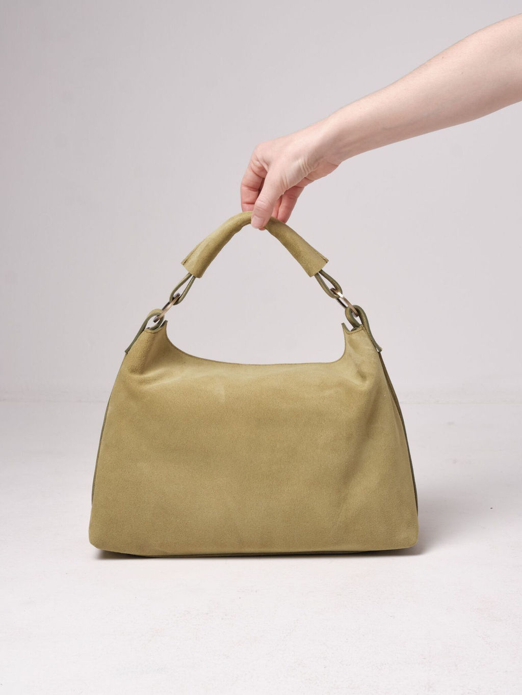 Замшевая сумка Deboro 30900 киви