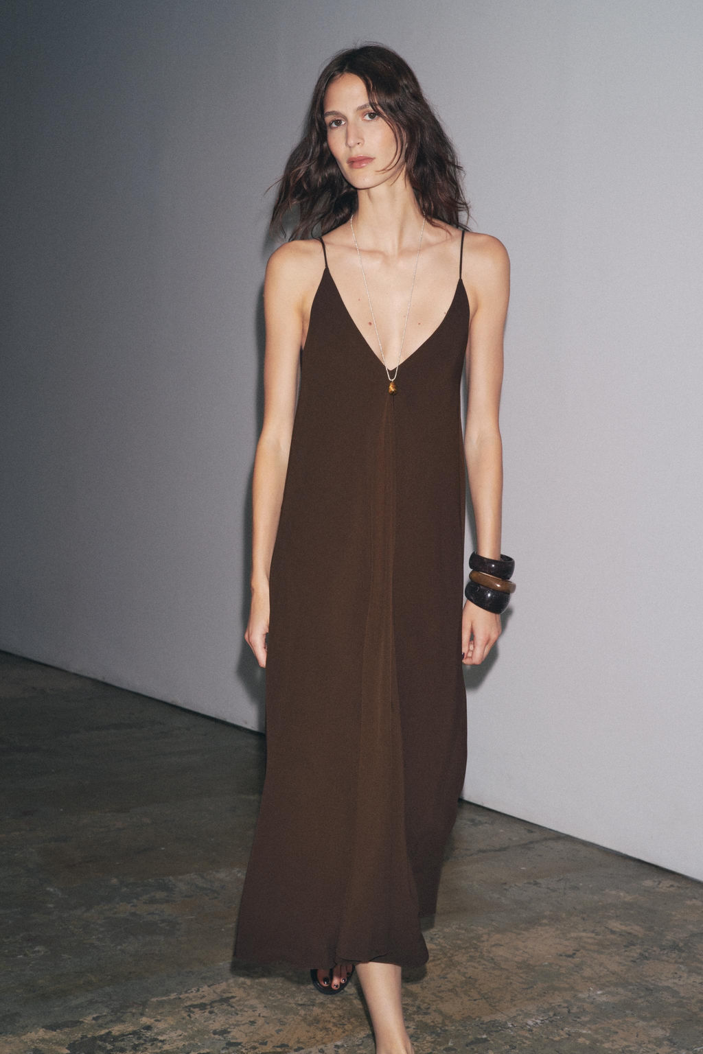 ZW COLLECTION LONG DRESS - Zara фото 11