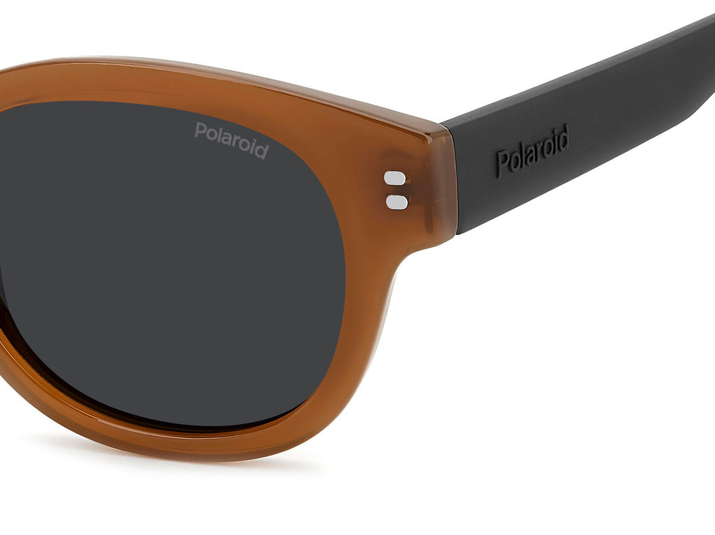 Солнцезащитные очки Polaroid Kids PLD 8072/S Коричневый, детские  фото 4