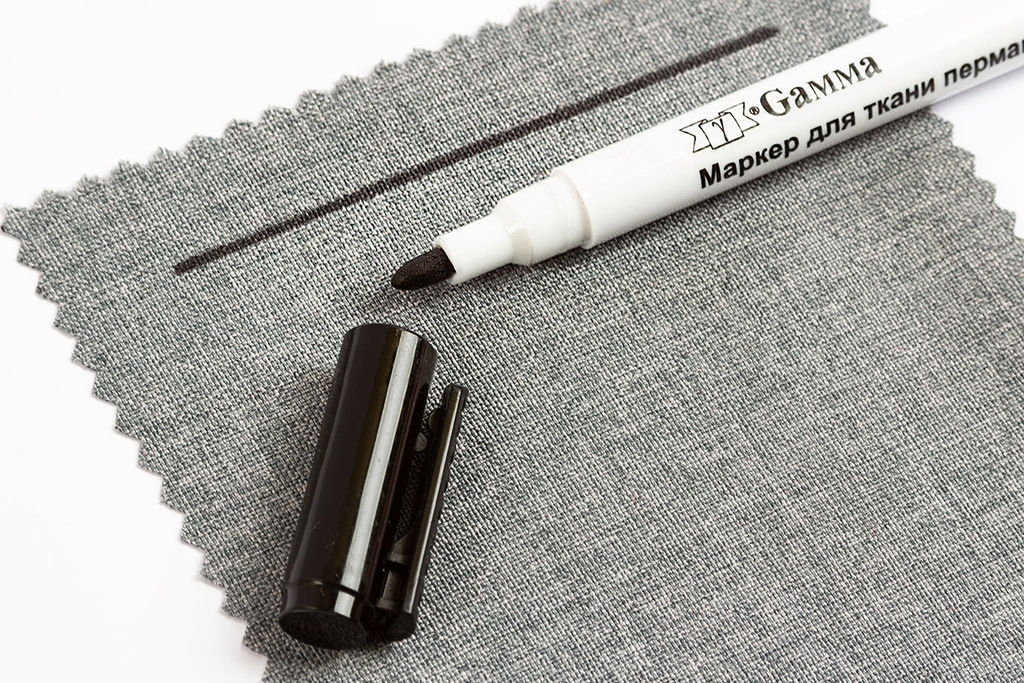 Gamma MKY Маркер перманентный черный СК/Уценка для ткани