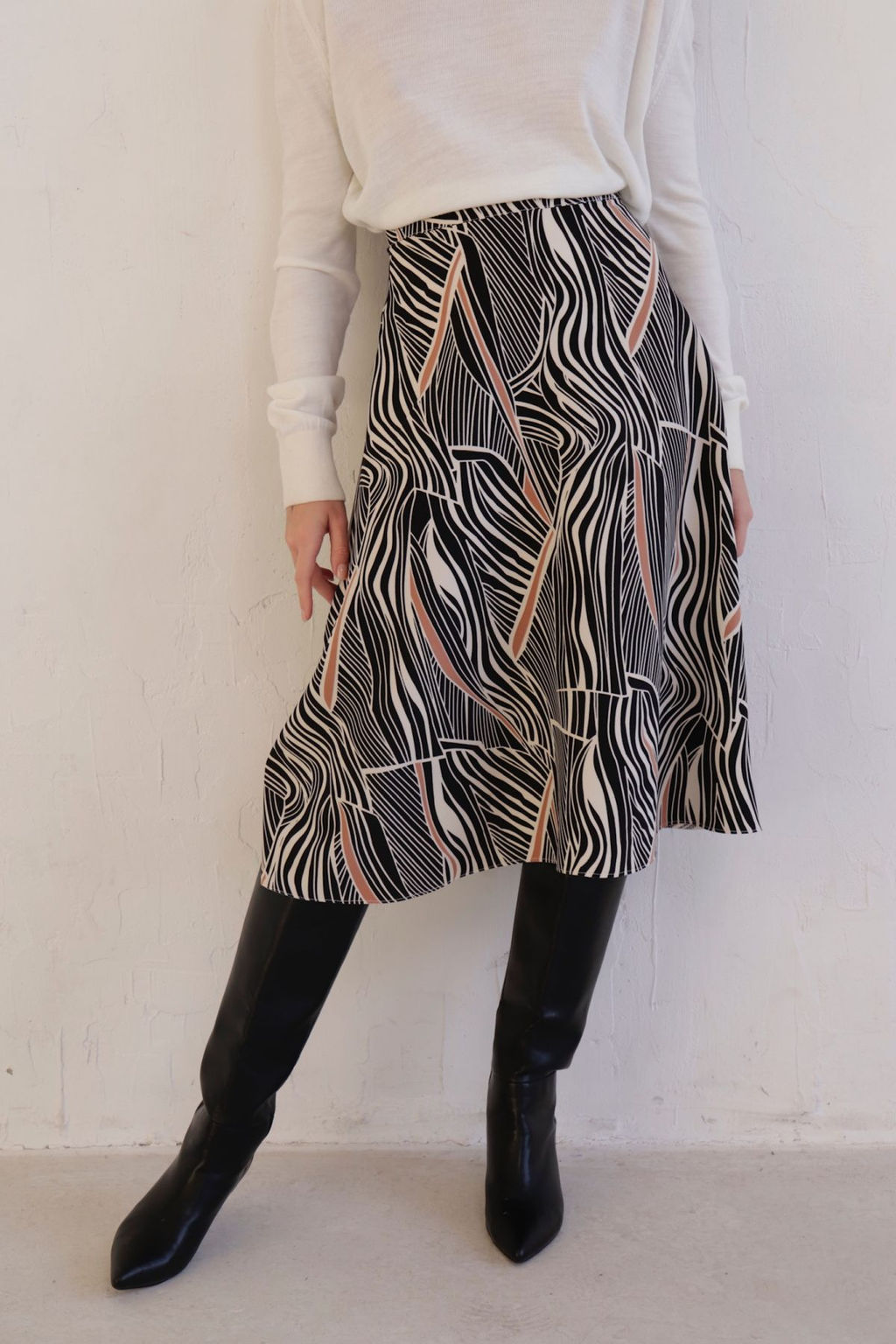 Юбка А-силуэта с принтом - Martichelli фото 45