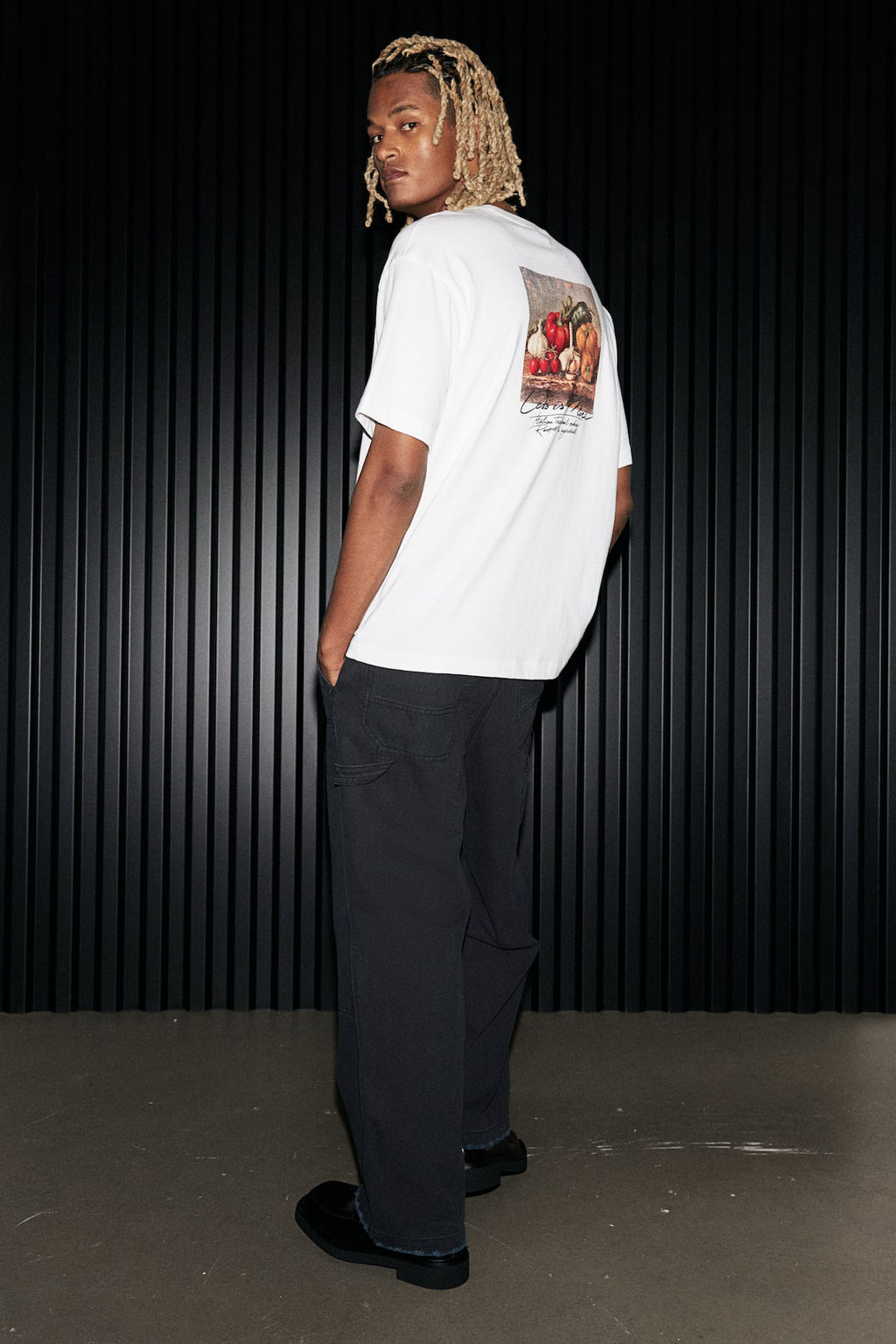 Camiseta con motivo estampado Loose Fit