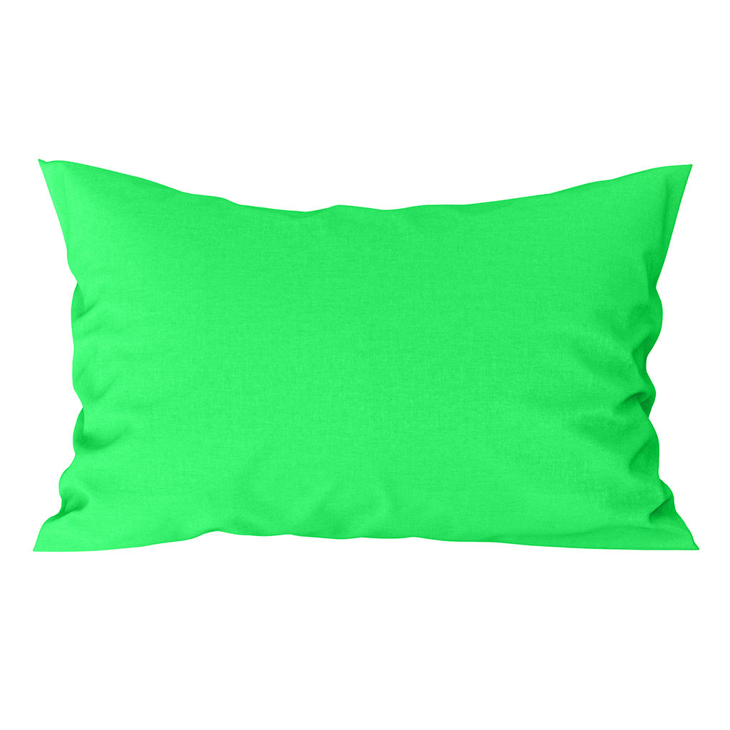 Наволочка 50х70см "Салатовый", с клапаном-запахом, перакль 110г/м2, хлопок 100%, упаковка "классическая" пакет ПВД 14,5х23см, еврослот, "Домашняя мода" (Россия)