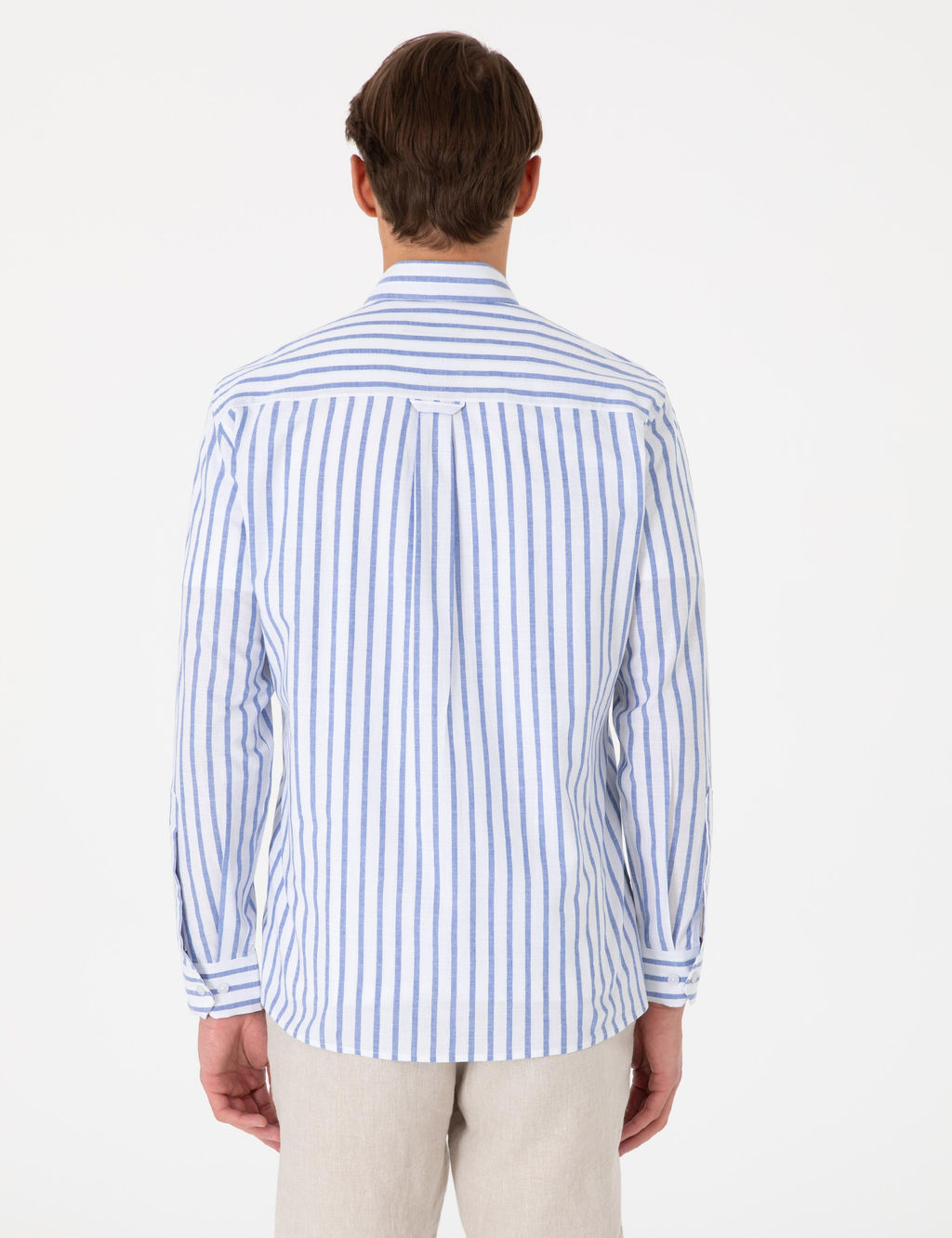 Lacivert Regular Fit _izgili Uzun Kollu G_mlek - Pierre cardin фото 5