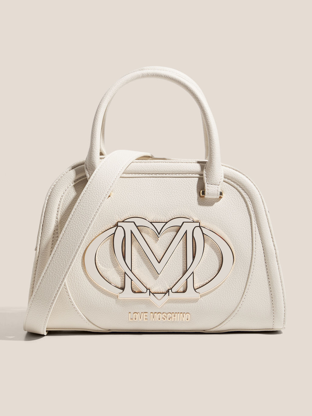 Женский тоут LOVE MOSCHINO LO_GO Артикул 4561136, молочно-белый