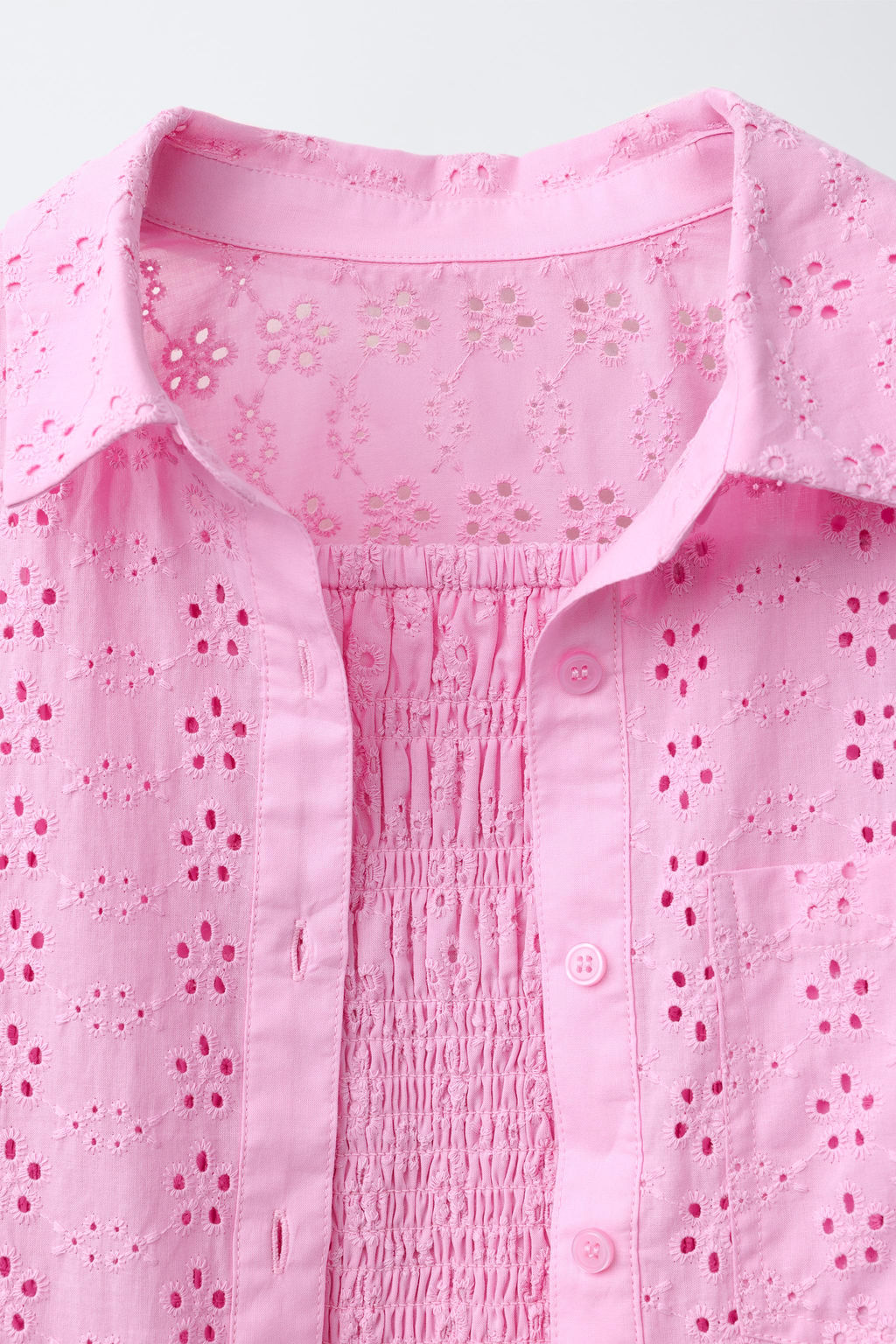 PACK CAMISA CON TOP SCHIFFLY / Fucsia - Zara фото 3