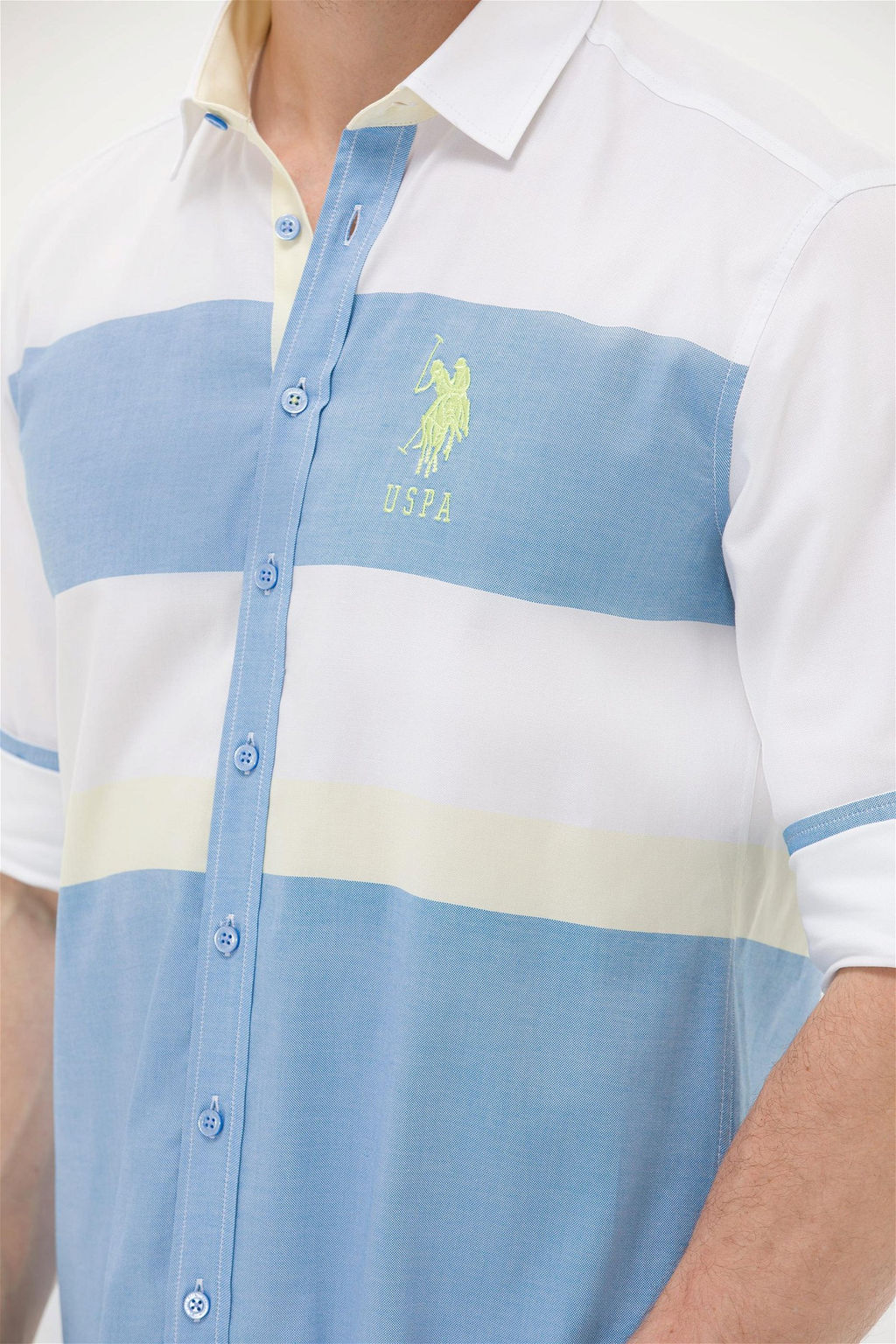 U. S. Polo Assn Мужская рубашка Saks с длинным рукавом - U.s. polo assn фото 14
