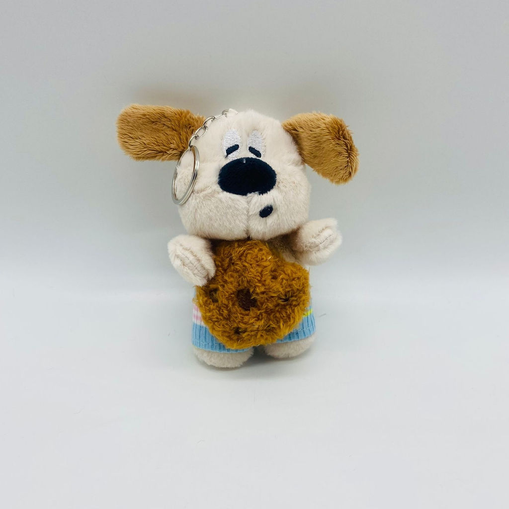 Мягкая игрушка брелок собака Бладхаунд в ассортименте