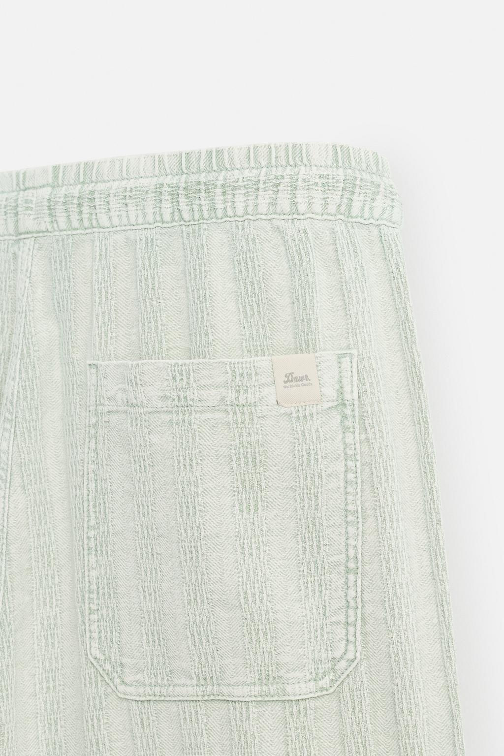 RELAXED FIT JACQUARD TROUSERS - Zara фото 41
