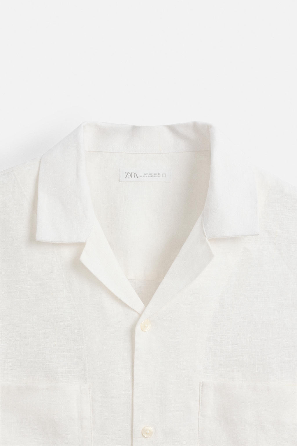 100% LINEN SHIRT - Zara фото 25