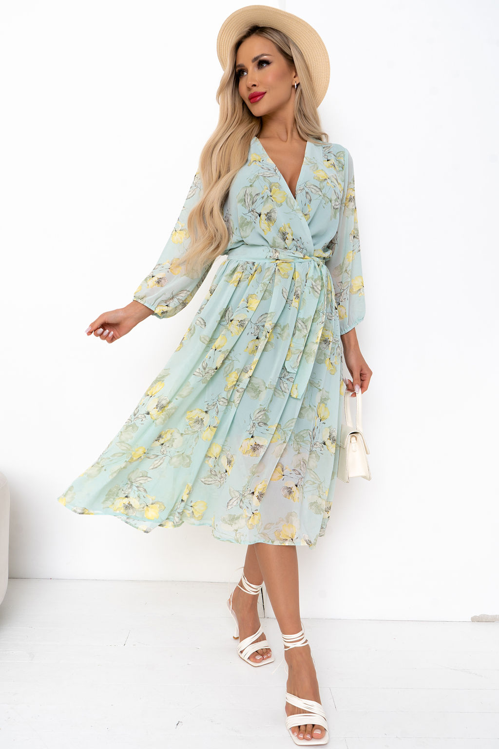 Платье Мила (мята/желтый) Р11-1207/4 - Николь фото 5