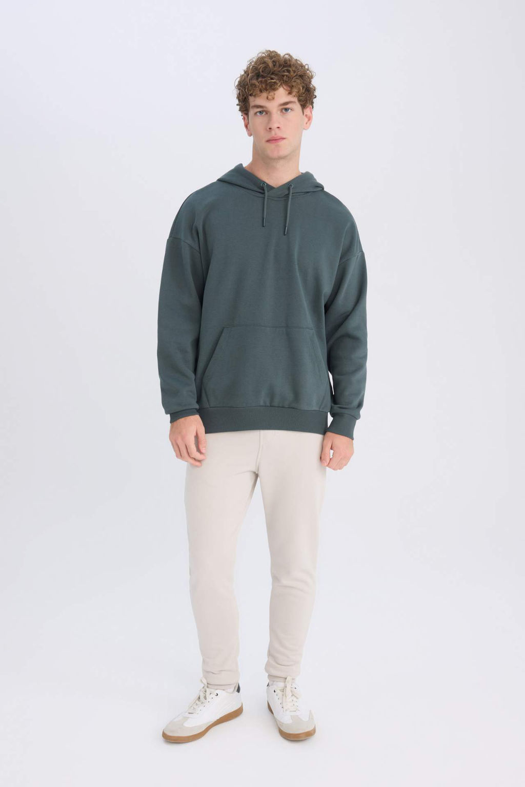 Jogger Esofman Alt? Slim Fit Dar Kesim Beli Bagc?kl? Lastikli Paca Fermuar Cepli - Defacto фото 4
