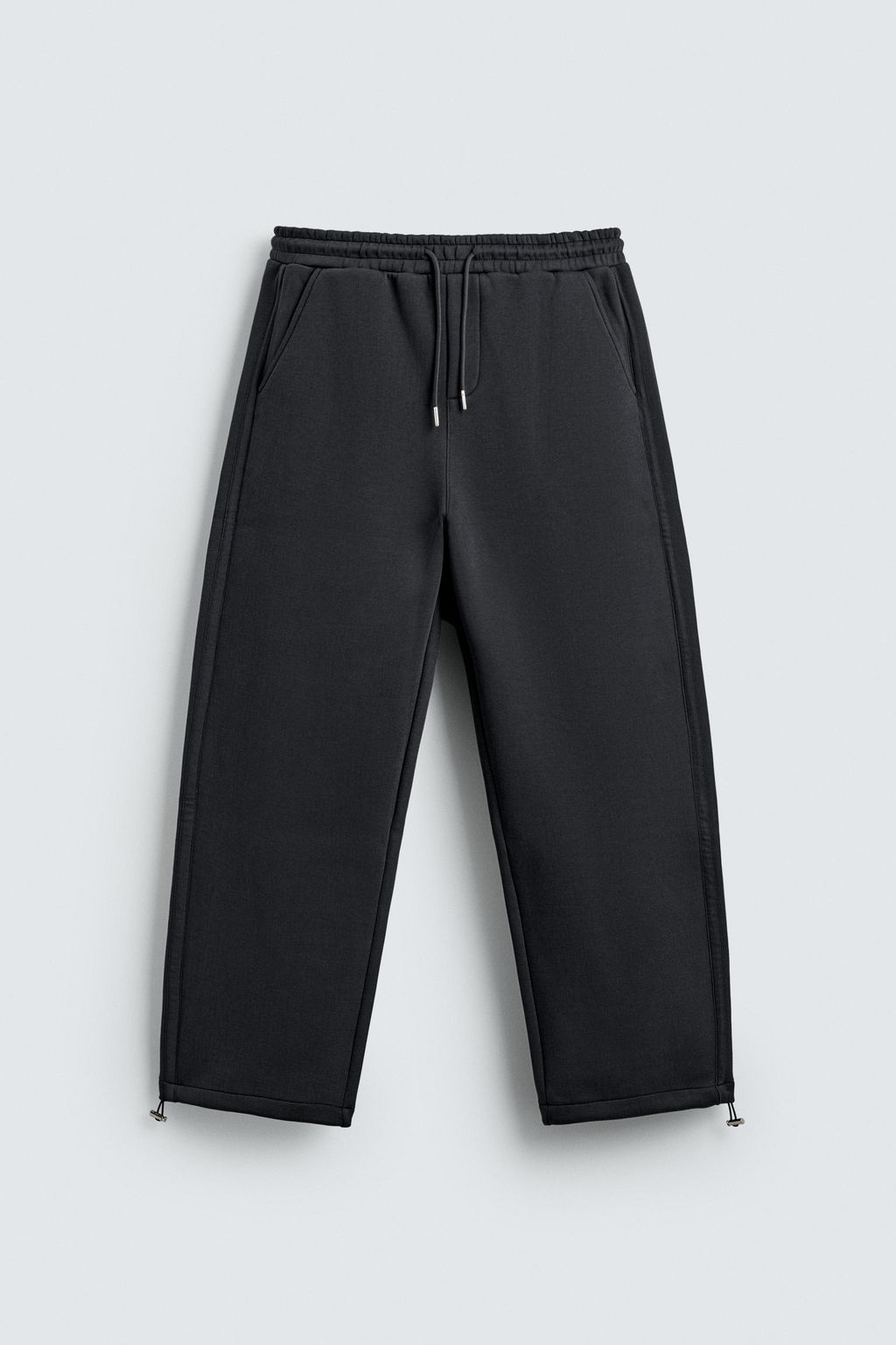 PANTAL?N JOGGER INTERLOCK RELAXED FIT / Gris oscuro - Zara фото 7