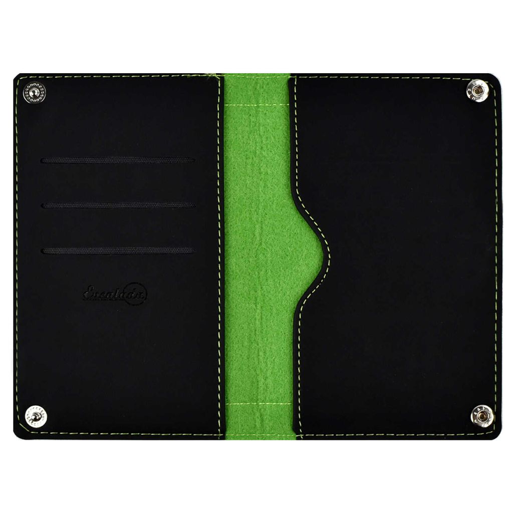 Органайзер-обложка д/документов арт.45296/30 ФЕТР САЛАТОВ.+СОФТ-ТАЧ ЧЕРНЫЙ - Escalada фото 4