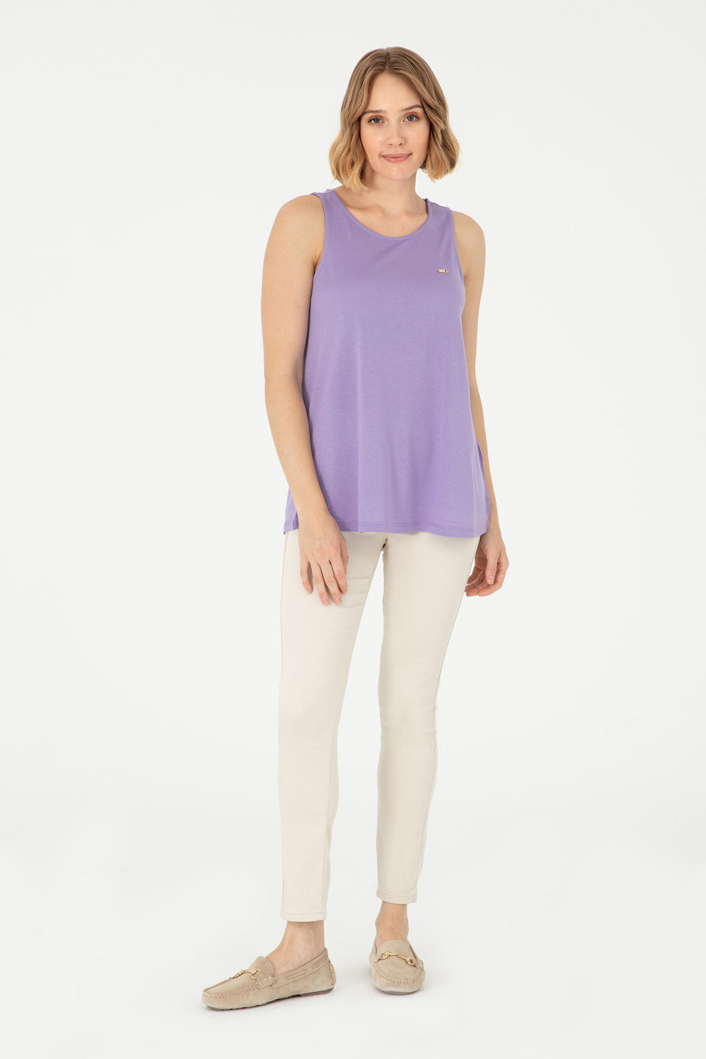 U. S. Polo Assn / Женская сиреневая футболка - U.s. polo assn фото 11