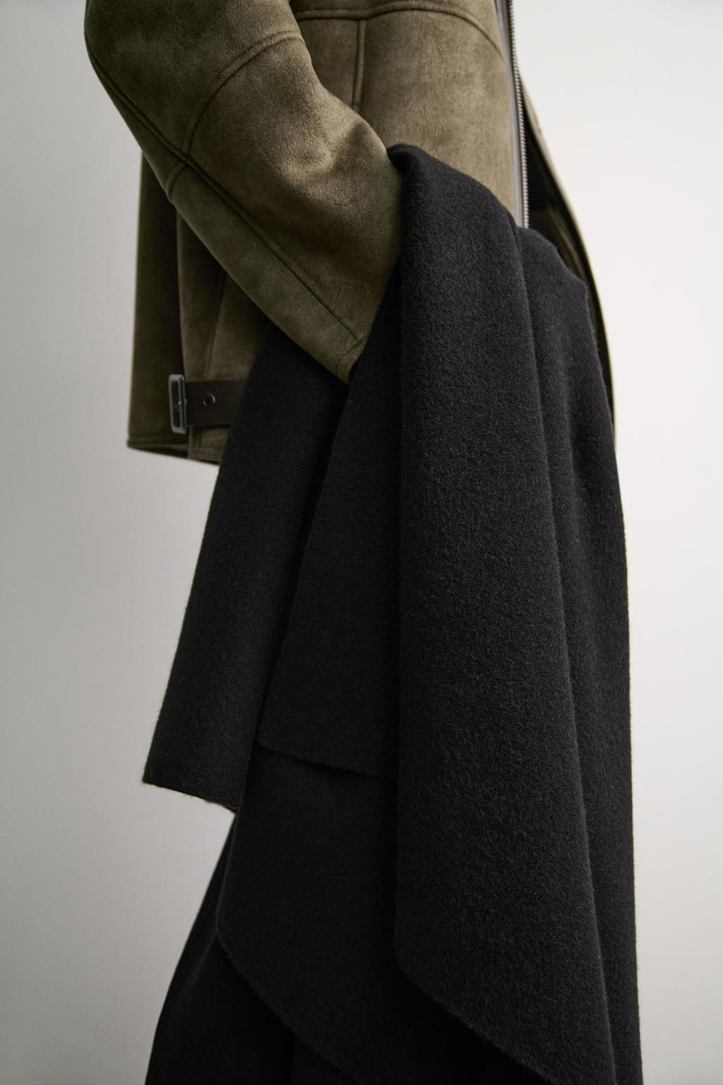 CONTRAST HOODED DOUBLE-FACED JACKET ZW COLLECTION - Zara фото 18