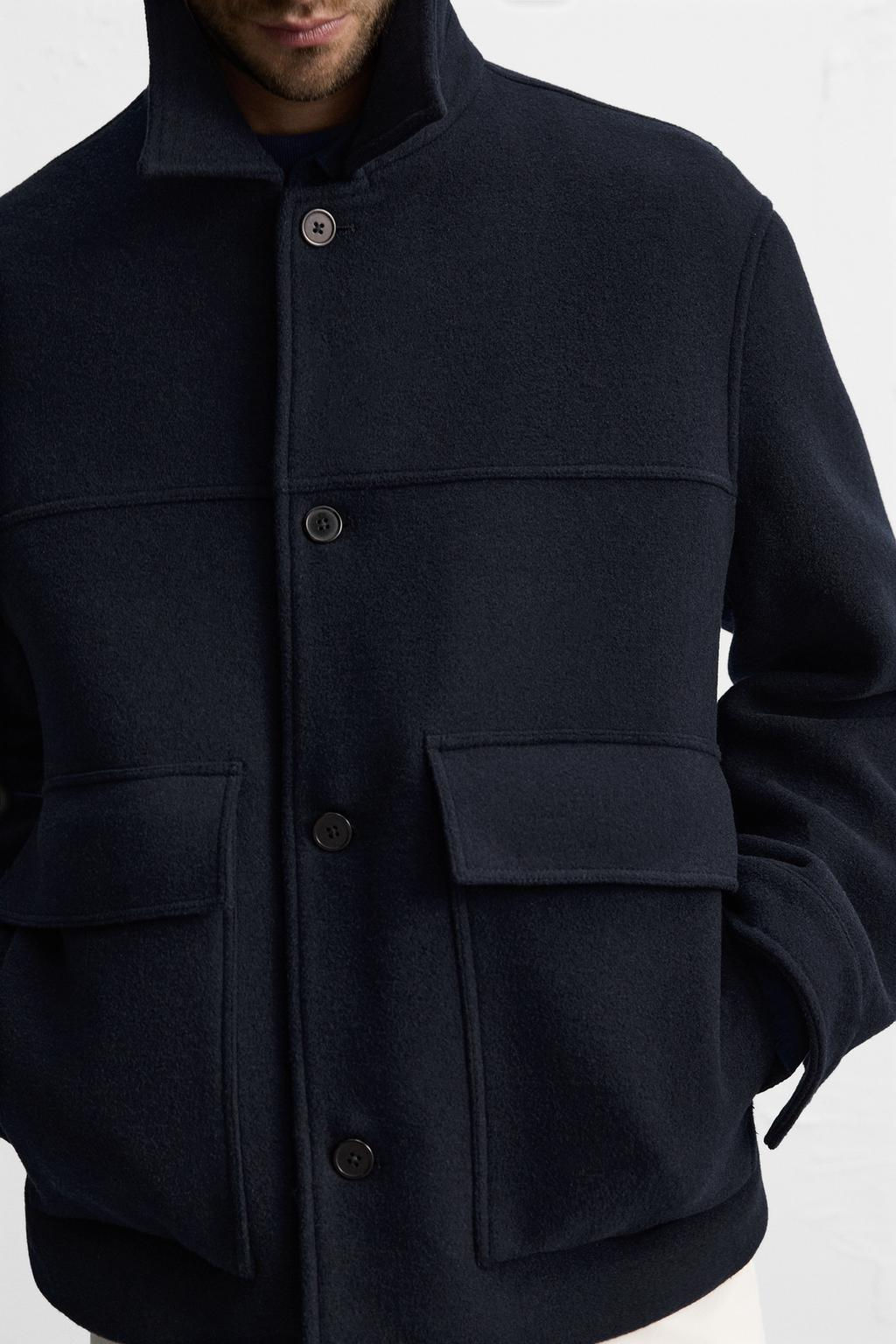 WOOL BLEND SHORT COAT - Zara фото 2