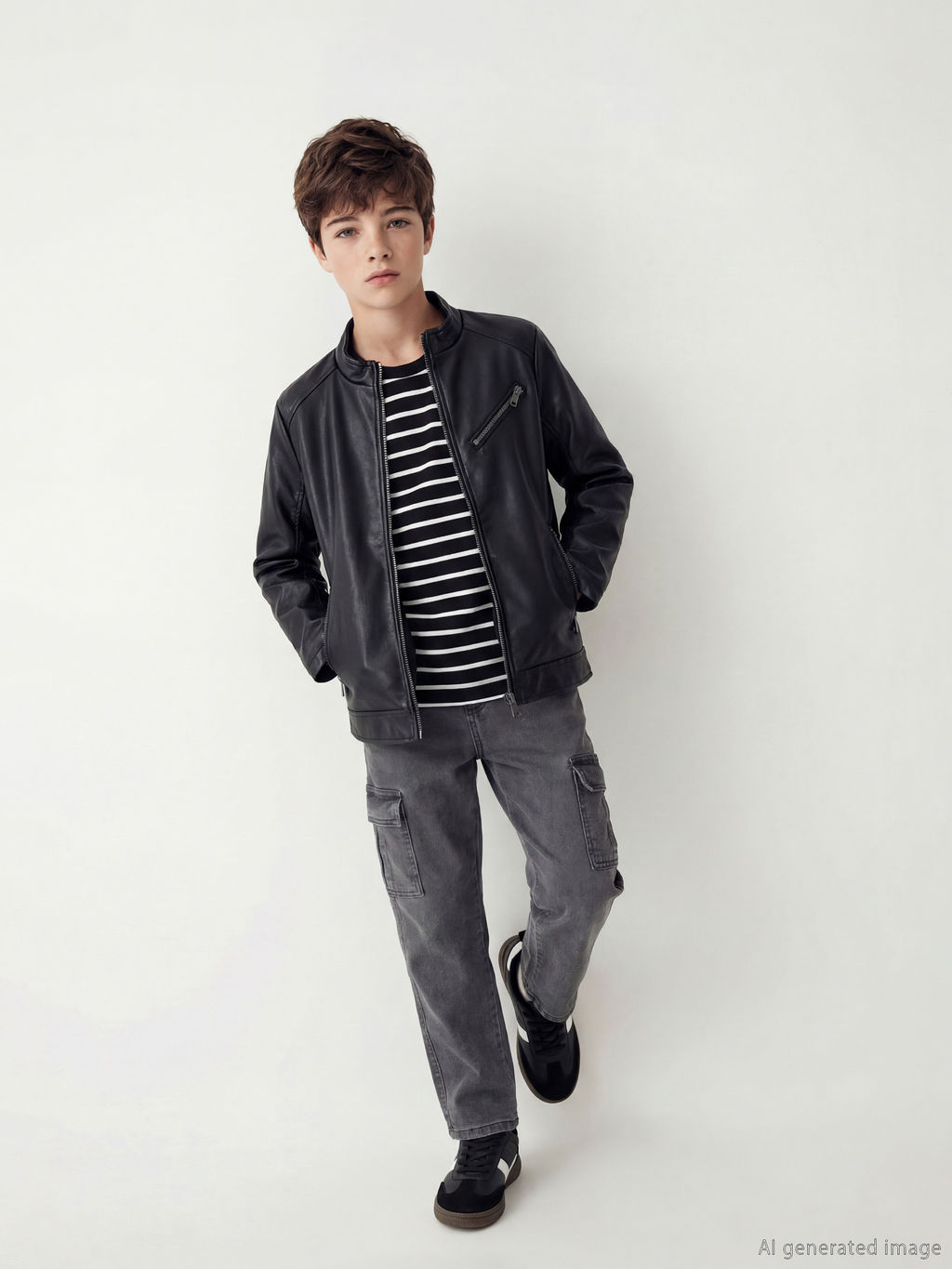 Erkek ?ocuk Kargo Jean Pantolon