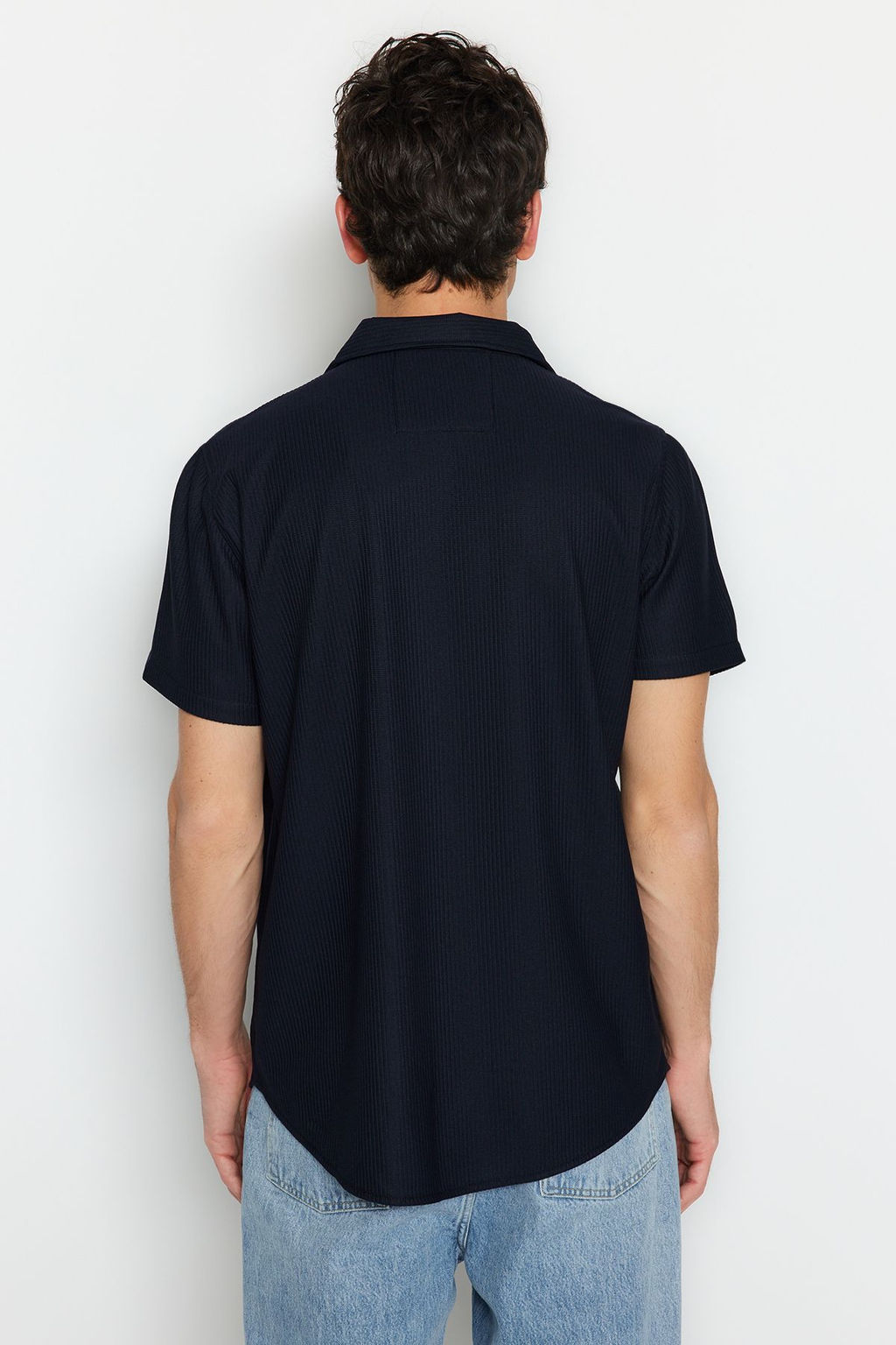 TRENDYOL MAN Beyaz Regular Fit Apas Yaka Yazl?k Gomlek TMNSS23GO00105 - Trendyolmilla фото 25