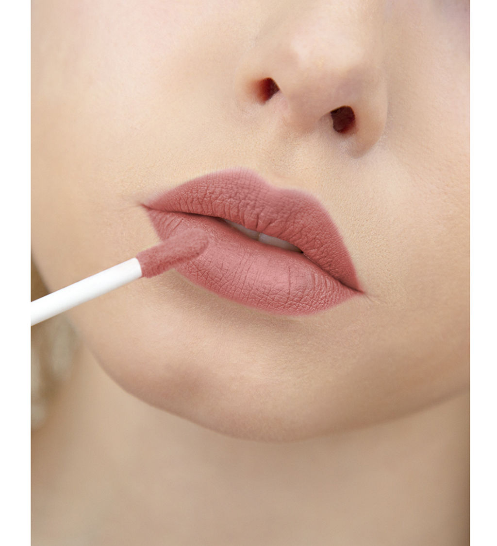 LuxVisage Блеск для губ PIN UP ultra matt тон 18 - Golden rose фото 2