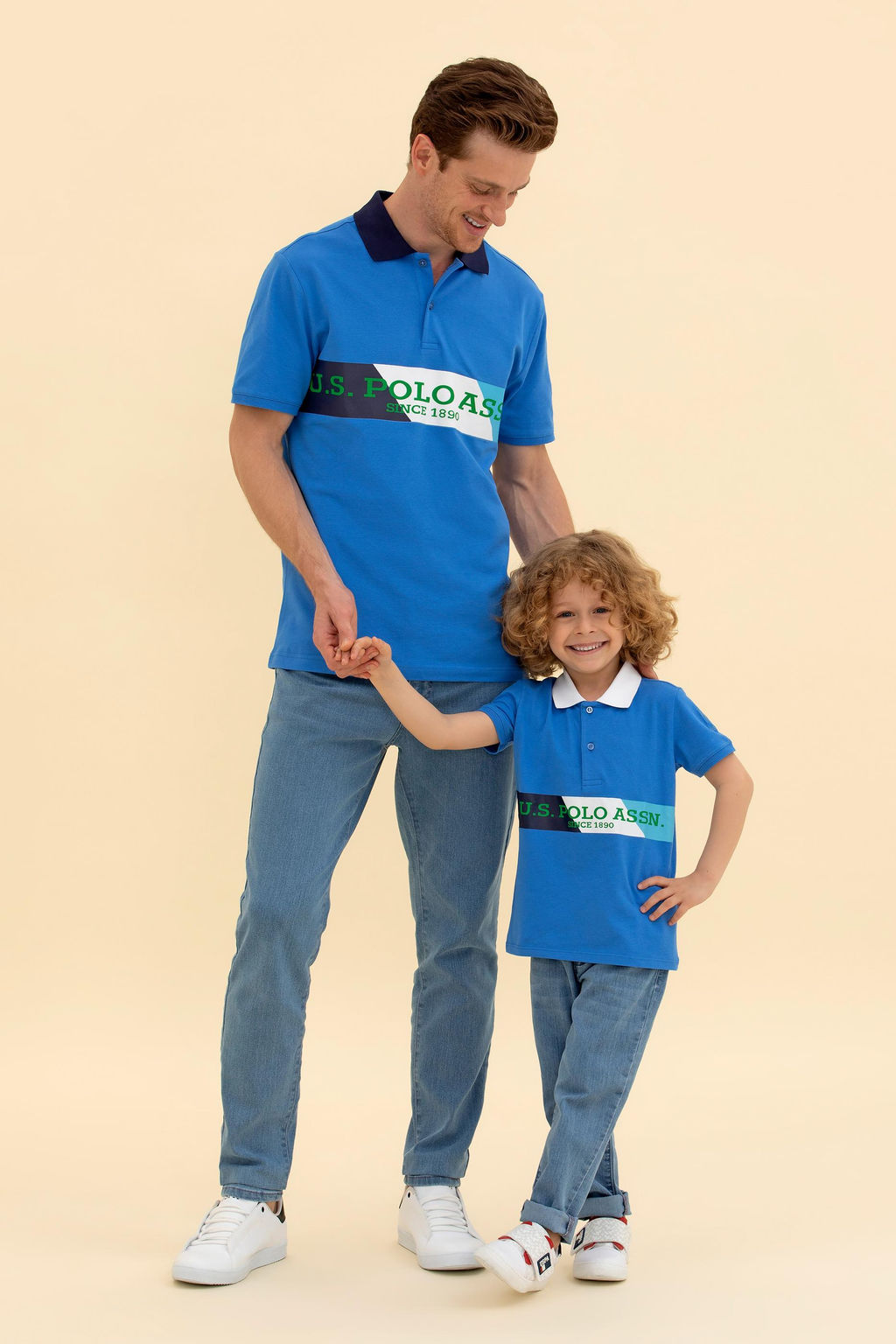 Erkek _ocuk Saks Polo Yaka Ti__rt