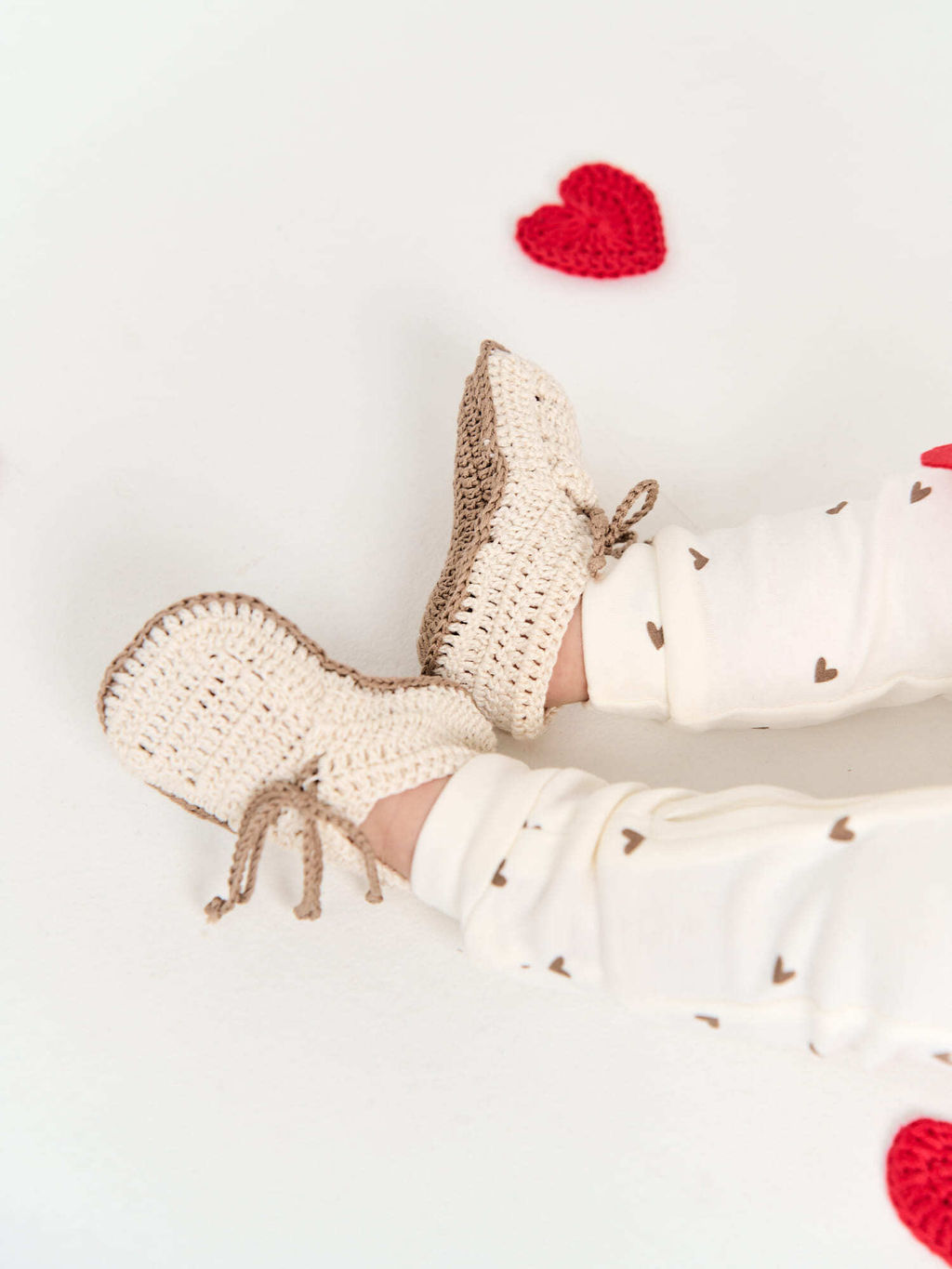 Пинетки вязаные Молоко 0+ - Bungly фото 2