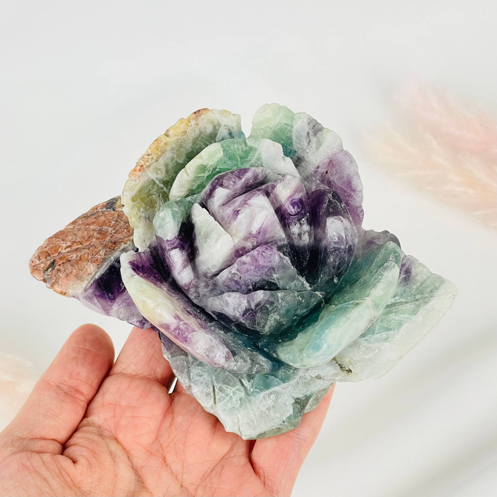 Цветок из Флюорита