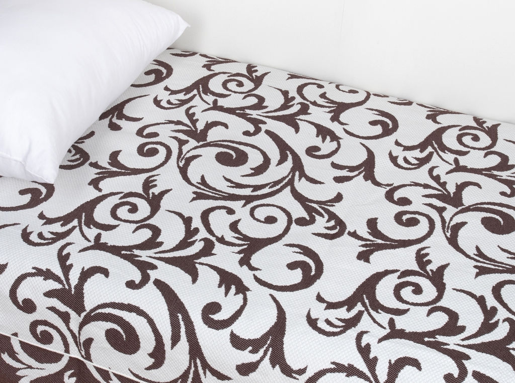 8с11.110ж1 Триумф (ДТЭ графит-мята) Покрывало декор.206х160см - Белорусский лен фото 8