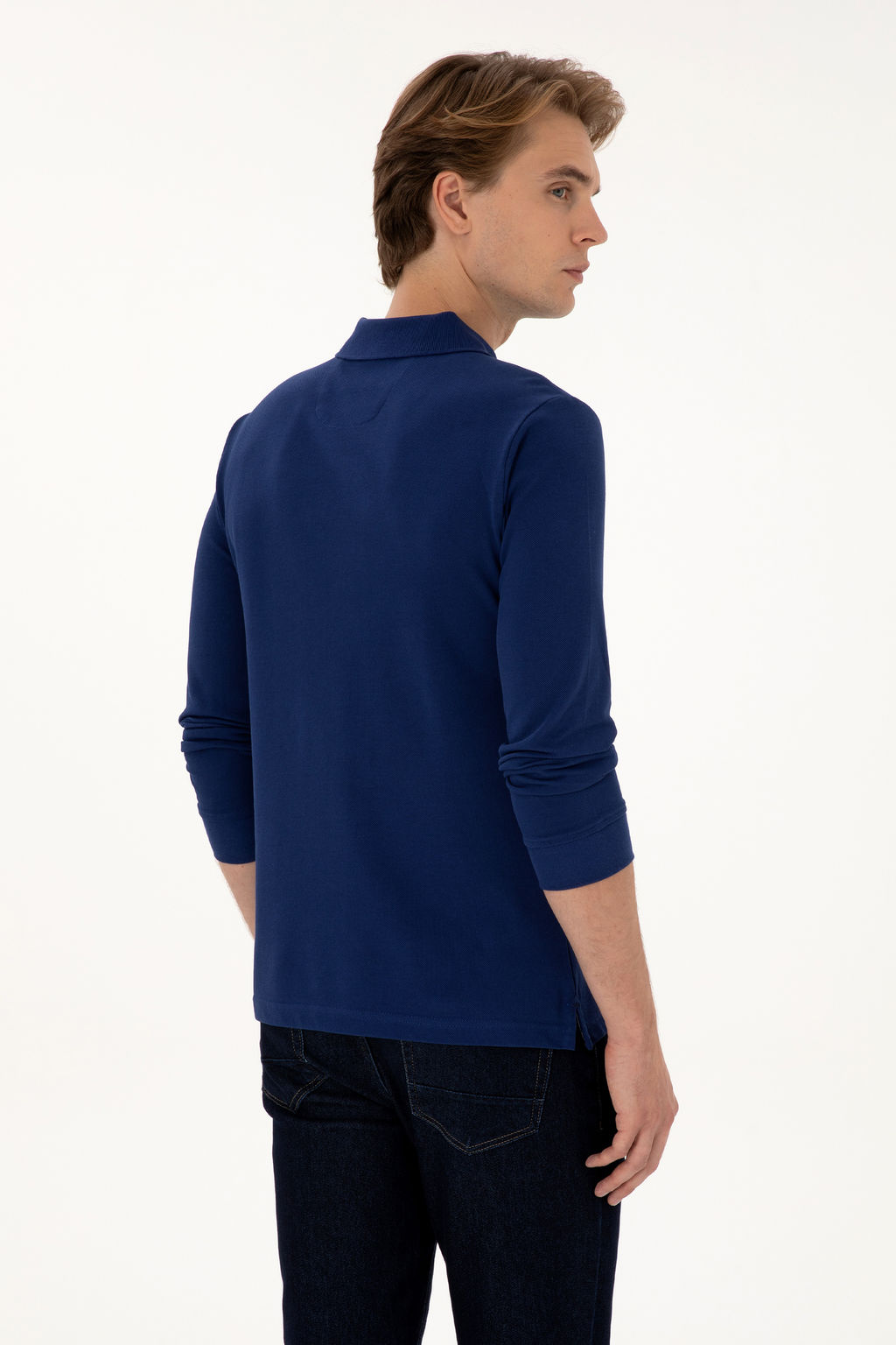 Erkek _ndigo Basic Sweatshirt Sepette S_rpriz _ndirim - U.s. polo assn фото 19