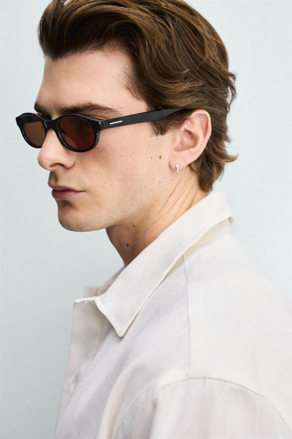 CAMISA POLO ALGOD?N - LINO / Crudo - Zara фото 6