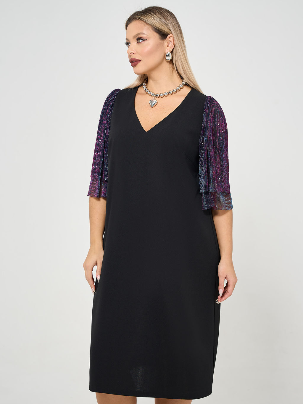 Платье 0218-2 чёрный кварц - Dora фото 82