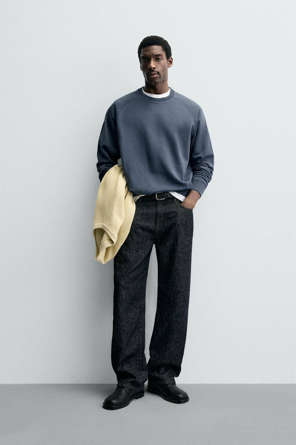 FADED CREW NECK SWEATSHIRT - Zara фото 9
