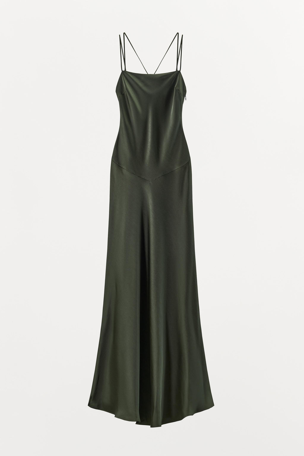 LIMITED EDITION LONG SATIN DRESS - Zara фото 6