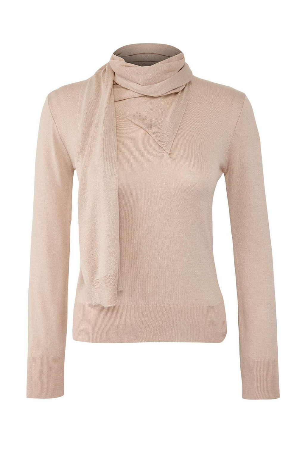 Ozel Koleksiyon Tas Merserize Gorunumlu Sal Yaka Detayl? Triko Kazak TWOAW26KZ00015 - Trendyolmilla фото 5