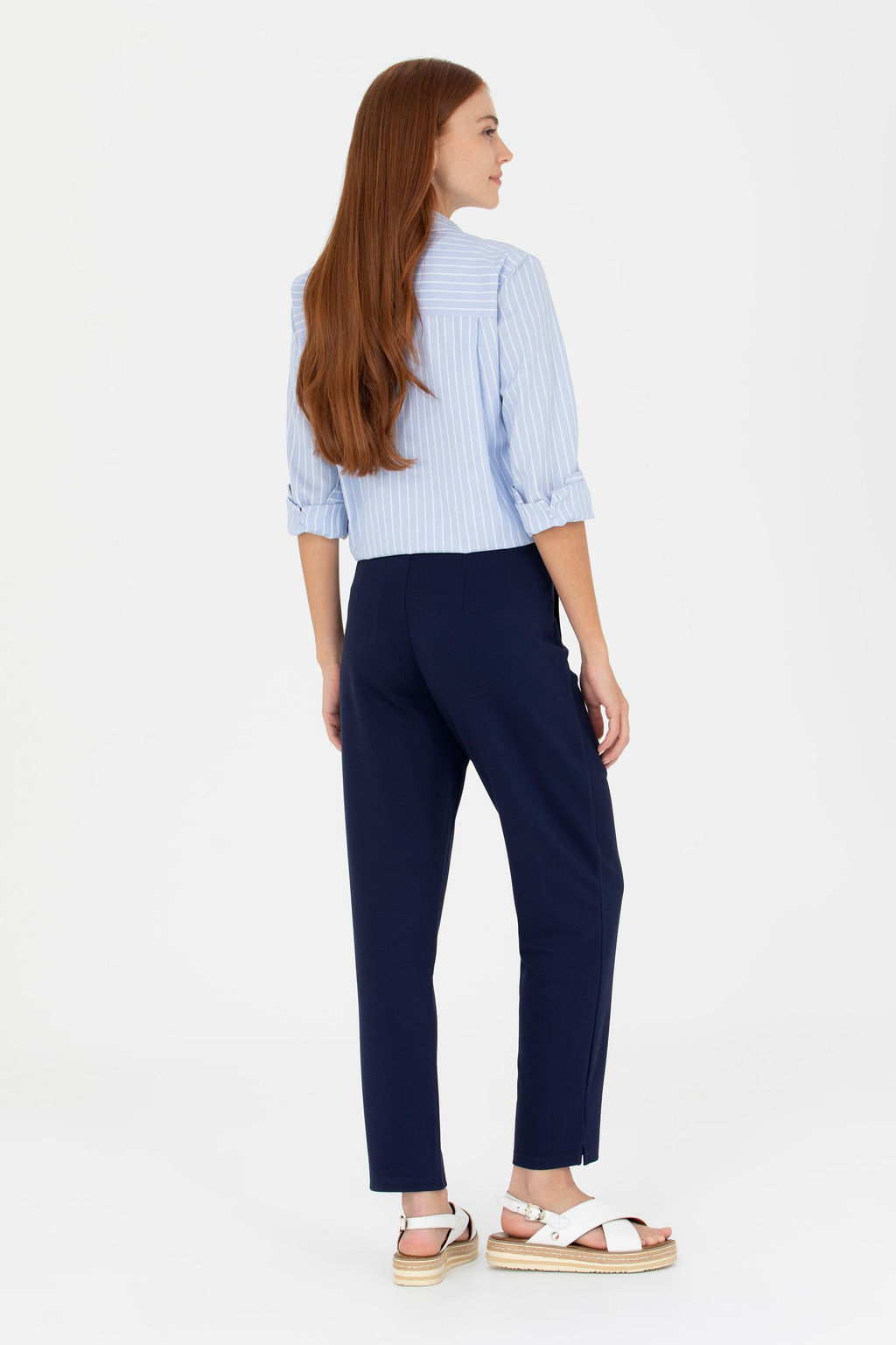 Женские темно-синие трикотажные брюки Неожиданная скидка в корзине - U.s. polo assn фото 10