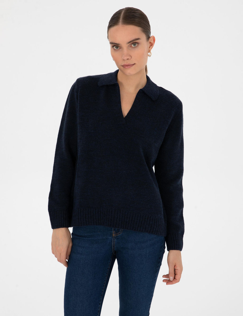 Lacivert Comfort Fit Kazak