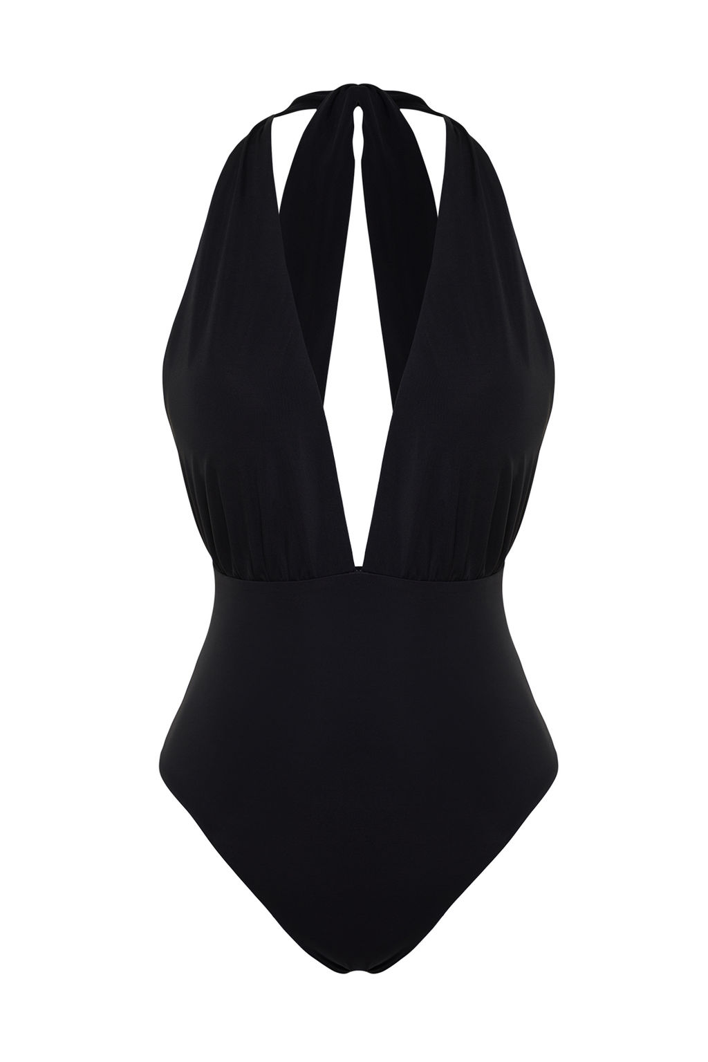 TRENDYOLMILLA K?rm?z? Derin Dekolteli S?rt Dekolteli Regular Mayo TBESS24MA00086 фото 6