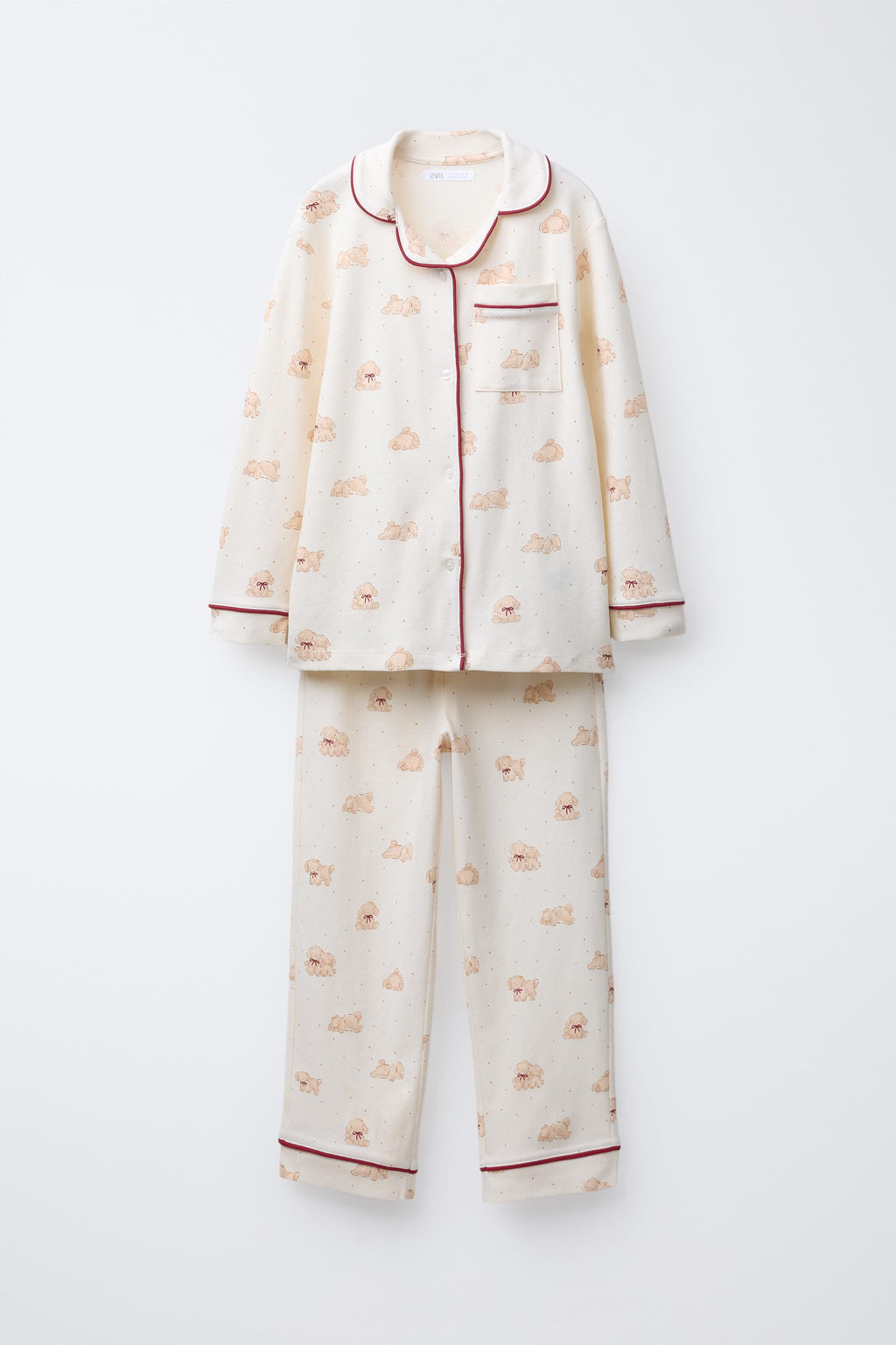 AGES 6-14 / PUPPY PRINT PYJAMAS