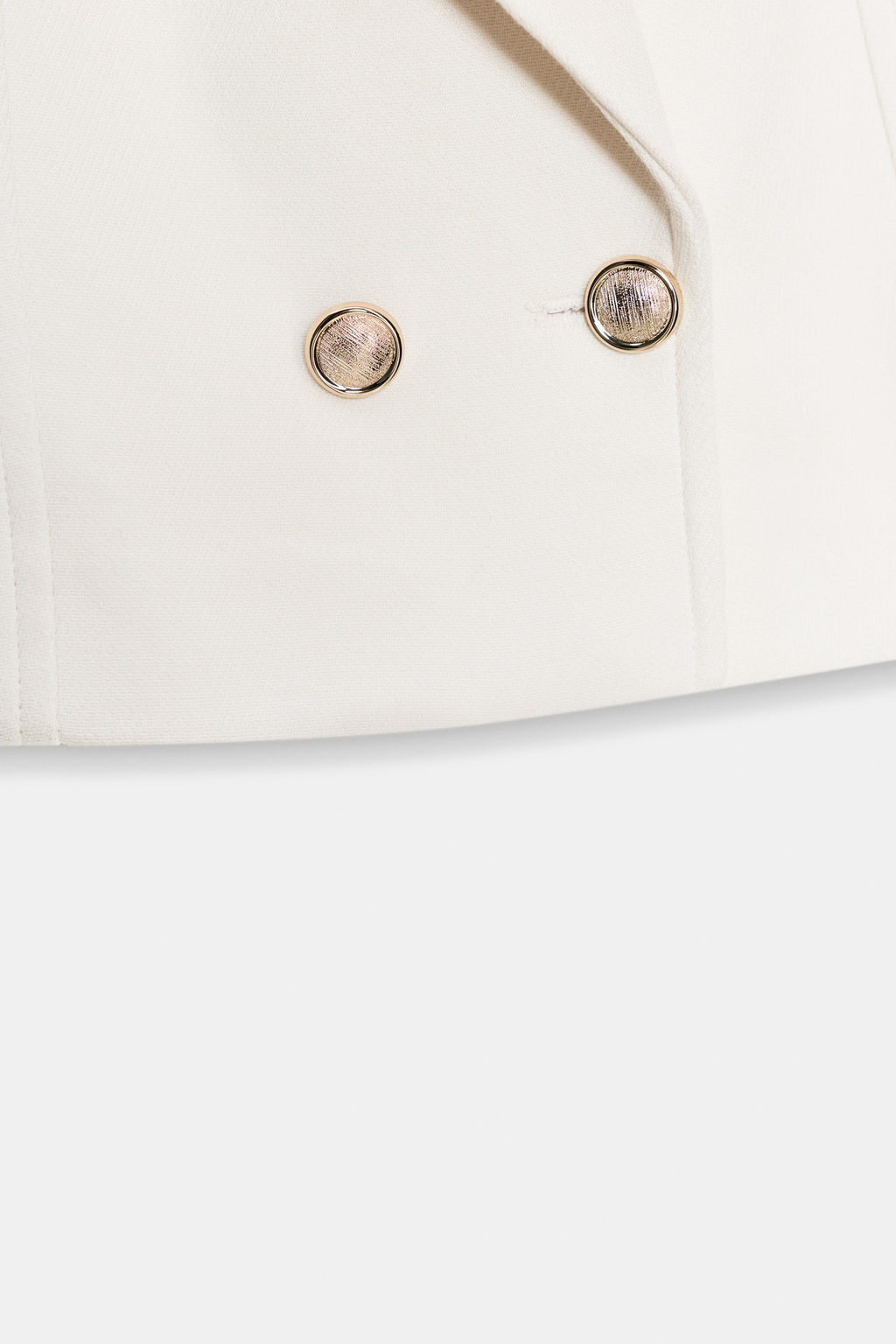 DOUBLE-BREASTED SHORT BLAZER - Zara фото 9