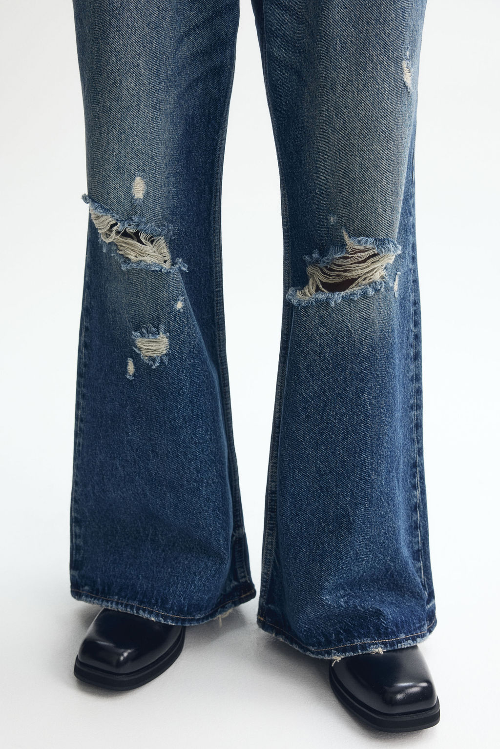 Loose Bootcut Jeans - H&m фото 8