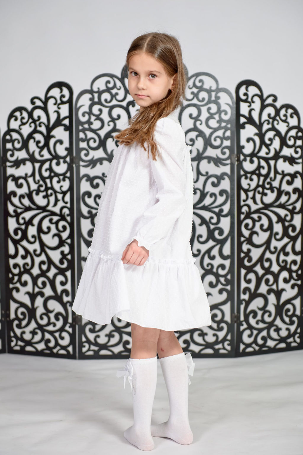 ПЛ533-Х Платье Стелла ЦВЕТ: БЕЛЫЙ (QR)