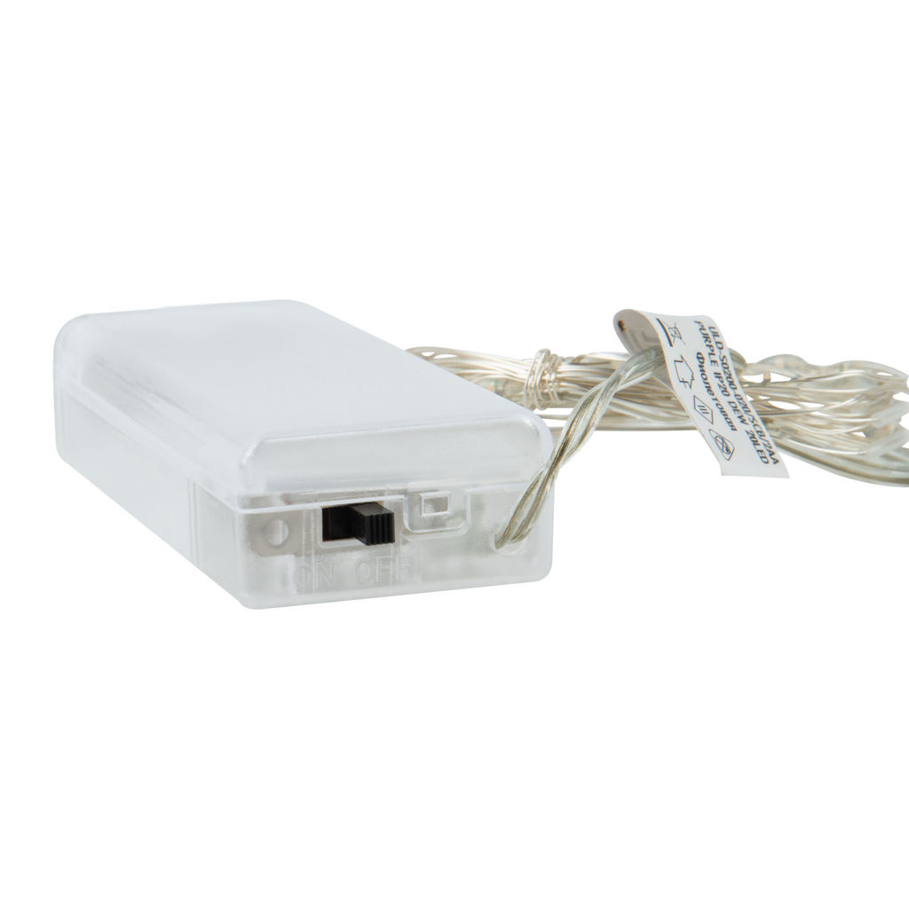 ULD-S0200-020/SСB/2AA PURPLE IP20 DEW Гирлянда светодиодная "Роса" на батарейках 2AA (не в/к), 2м. 20 светодиодов. Фиолетовый свет. Провод медный. TM Uniel