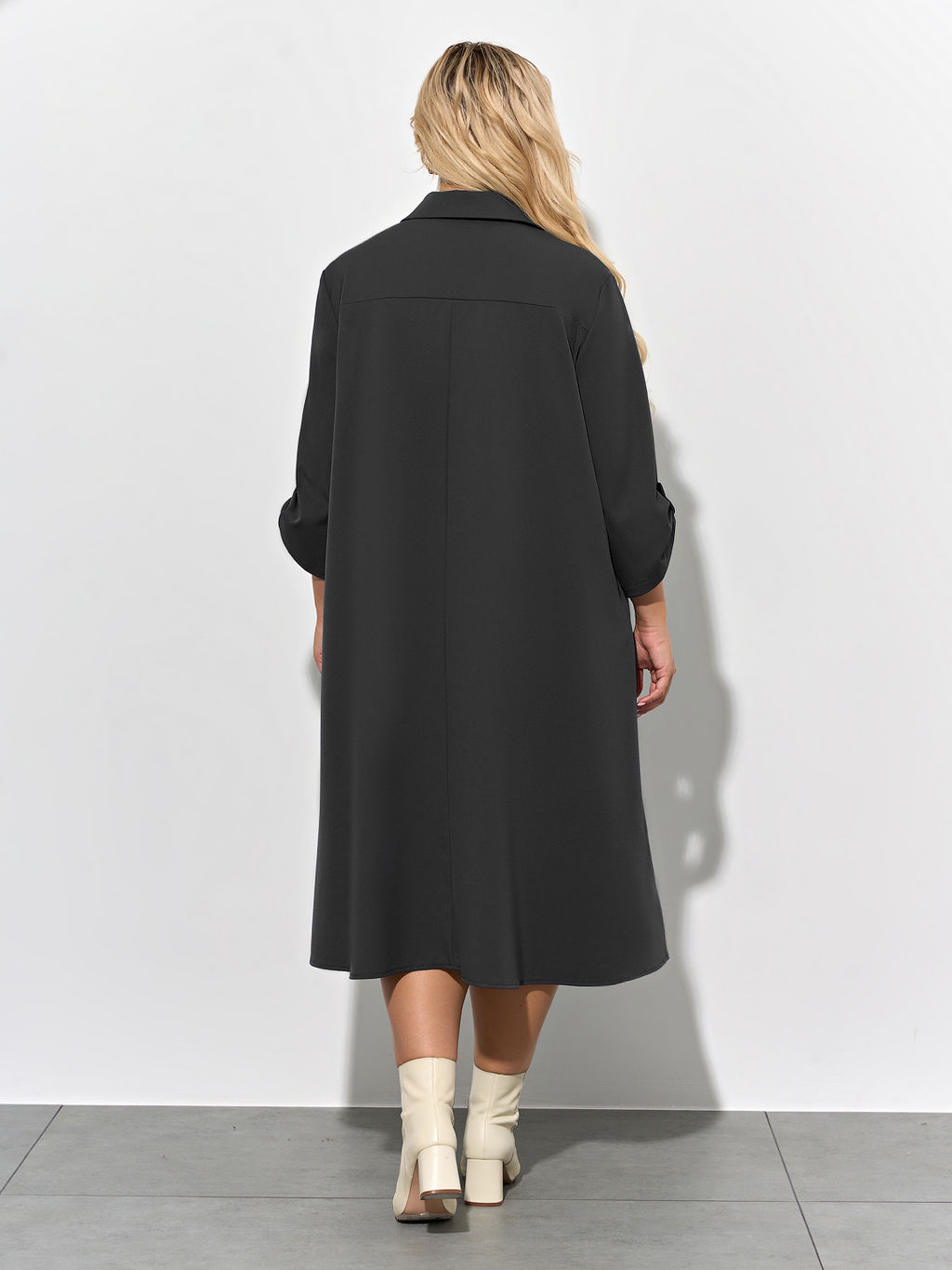 Платье 0258-1с глубокий черный - Dora фото 5