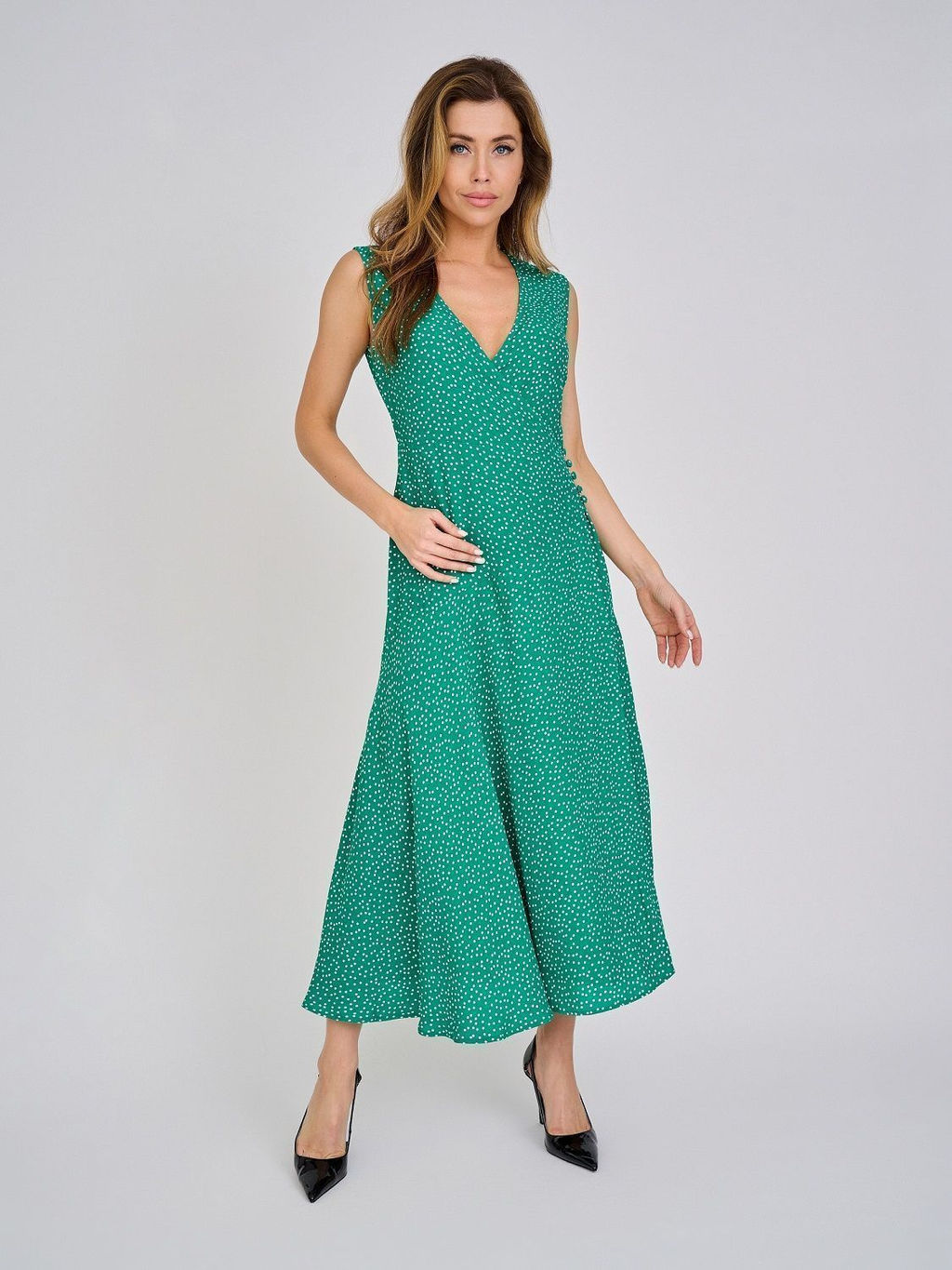 Платье 222.050050/изумрудный