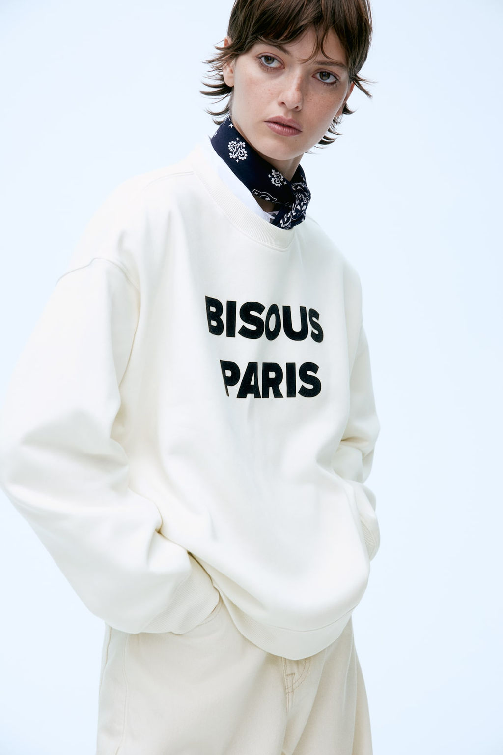 Sudadera con motivo de texto - H&m фото 2