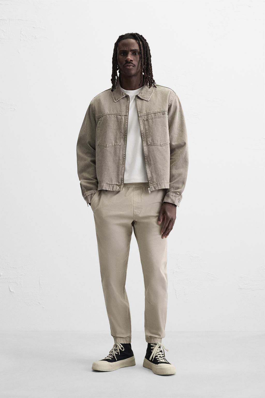 FADED JOGGER WAIST TROUSERS - Zara фото 2