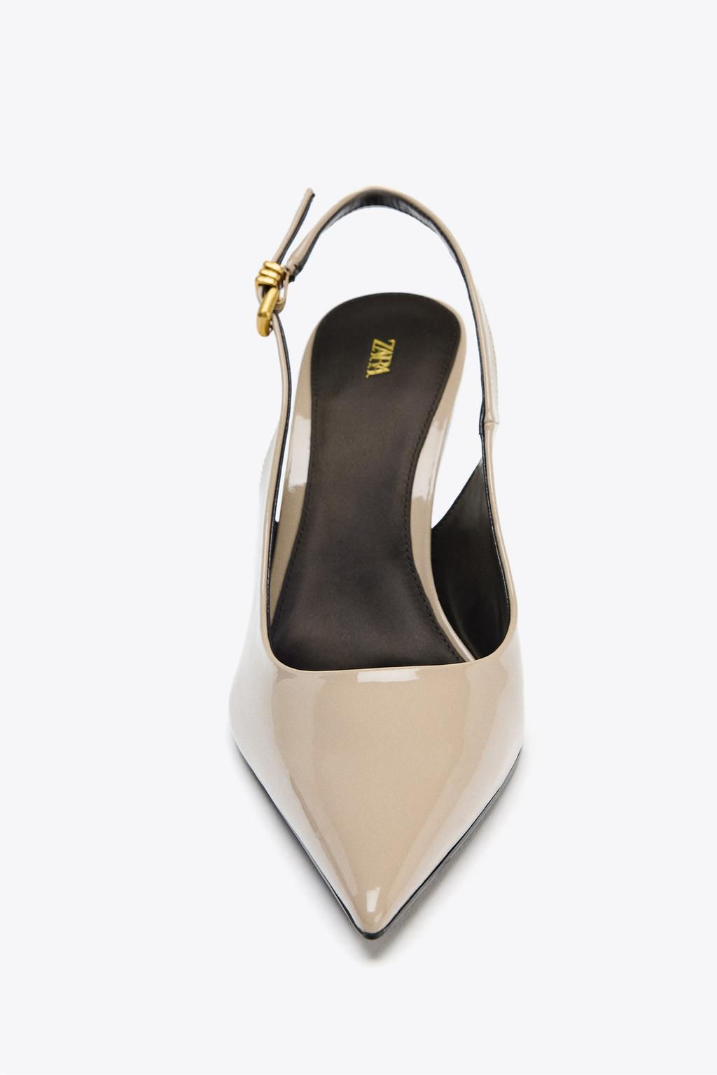 SLINGBACK HIGH HEEL SHOES - Zara фото 4